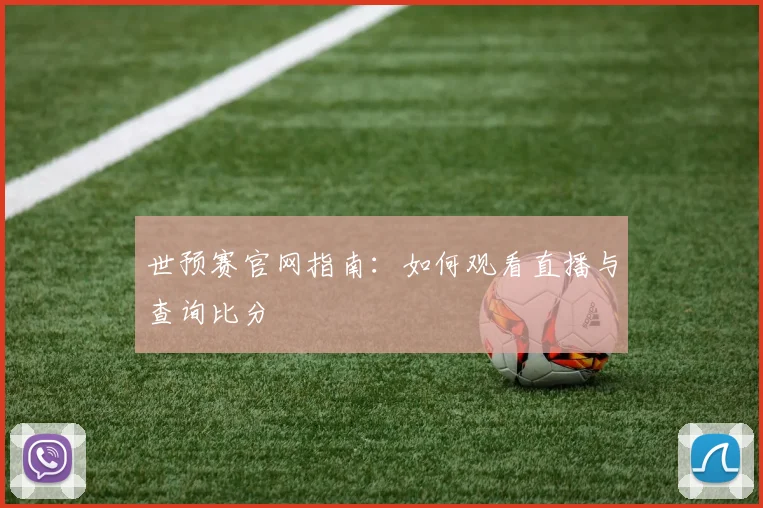 世预赛官网指南：如何观看直播与查询比分