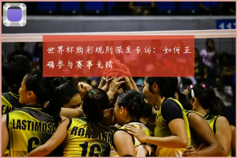 世界杯购彩规则深度专访：如何正确参与赛事竞猜