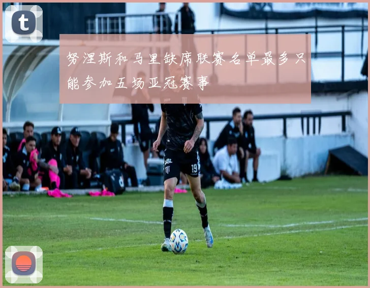 努涅斯和马里缺席联赛名单最多只能参加五场亚冠赛事